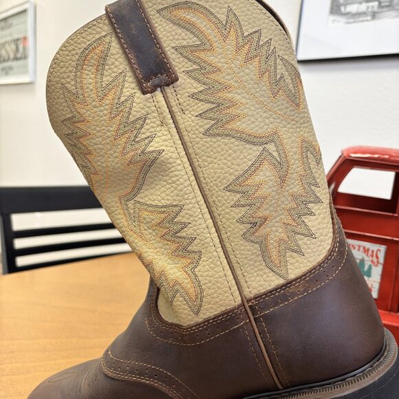 Justin Original Workboots – Steel Toe Western Work Boots – Size 11D – NEW - Picture 7 of 10